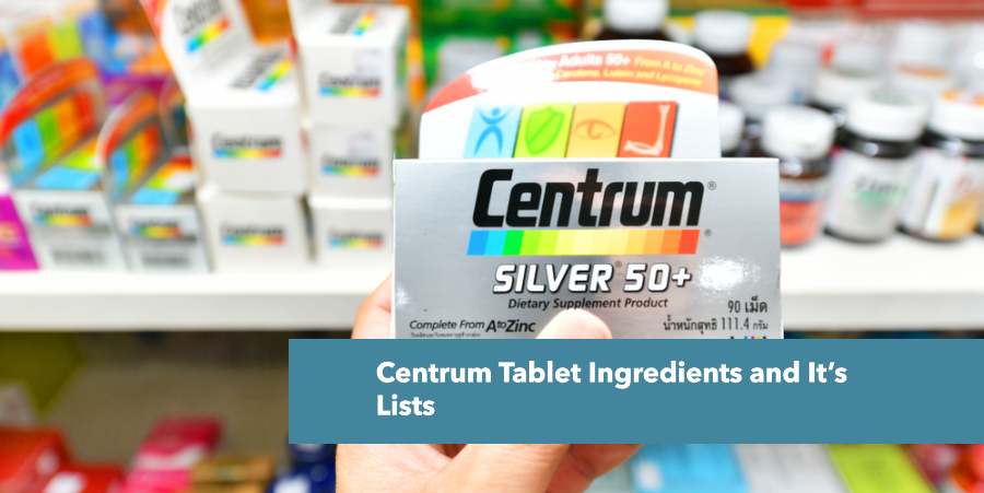 centrum tablets ingredients